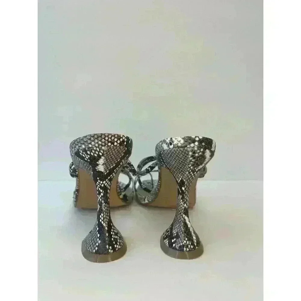 High Heels Sandals/ Snake print/ Size Us 10 - Picture 5 of 7